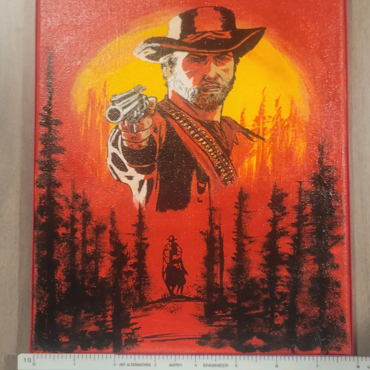 Hand Painted Arthur Morgan From Red Dead Redemption