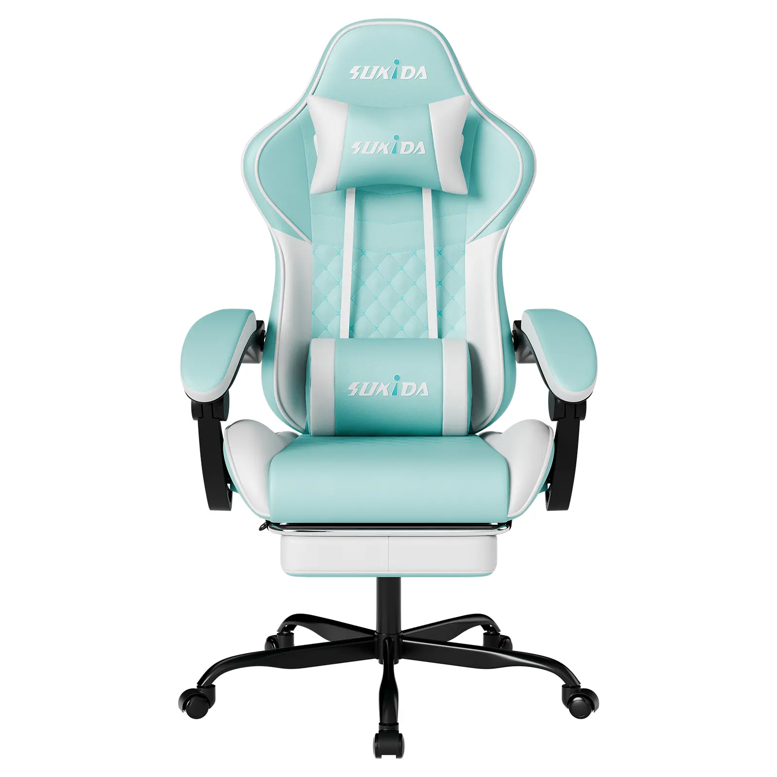 SUIKDA Office Chair with Footrest, Adjustable Height Gaming Chair, Ergonomic Lumbar Support Office Chair SUIKDA Office Chair with Footrest, Adjustable Height Gaming Chair, Ergonomic Lumbar Support Office Chair