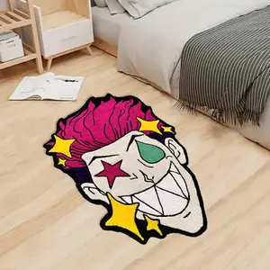 Joker Pattern Floor Mat, Creative Design Non-slip Soft Floor Carpet, Decorative Area Rug for Home Living Room Bedroom, Home Decor, Cartoon Pattern Rug, Bedroom Rugs