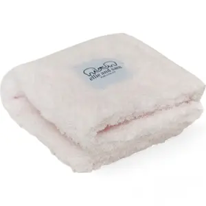Classic Chenille Baby Lovey Security Blanket – Pink