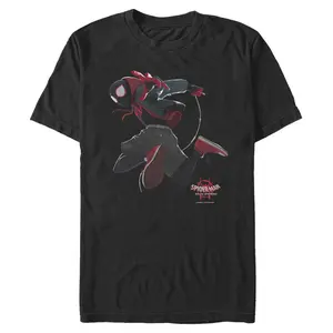 Men's Marvel Spider-Man: Into the Spider-Verse Miles Morales Jump T-Shirt