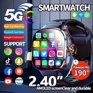 NEW M99 Smartwatch 2.4inch Larger Screen With 190 °   Rotary Camera GPS Position WIFI Connect App Download Android 10.0 Smart Watch