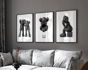 KAWS Poster, Printables Minimalist Hypebeast Kaws Figure Poster, Kaws Poster Print, Kaws Wall Art, Graffiti Kaws