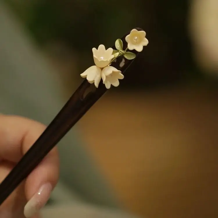 hairpin，handmade，wood，chinese ancientry style，sold by supernailnail