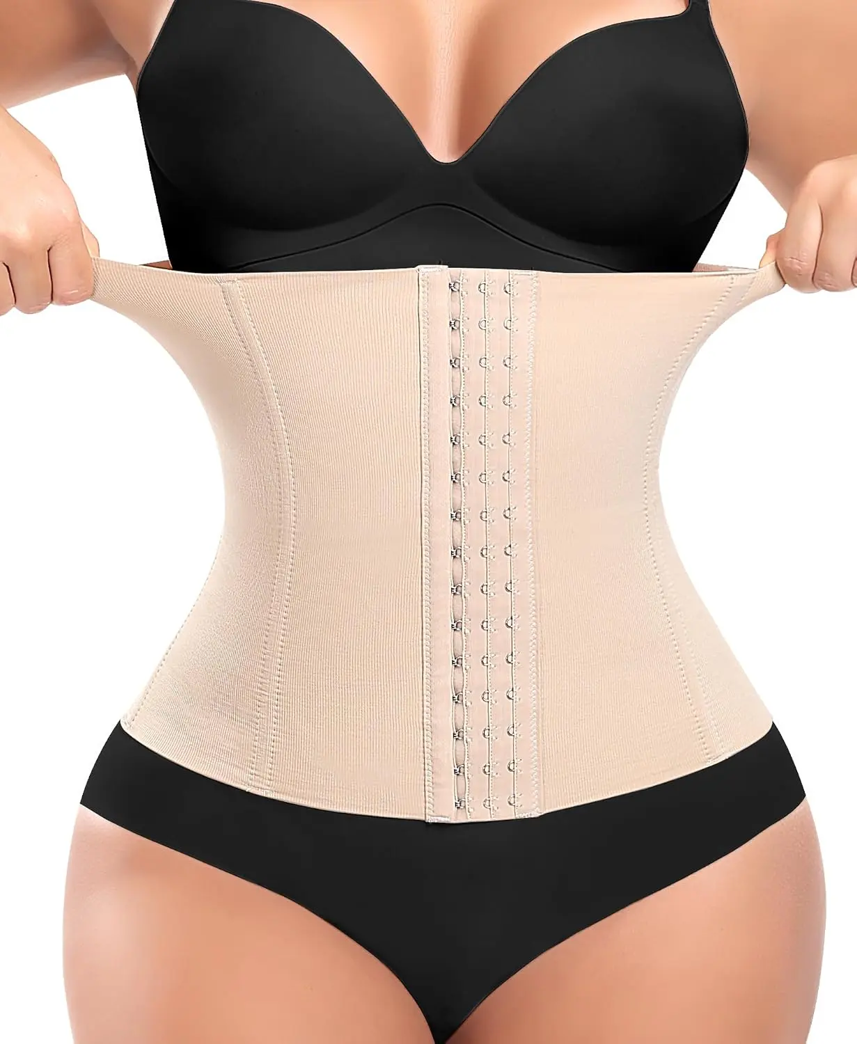Werena Women's Waist Trainers, Corset Shapewear with Tummy Control, Slimming Body Shaper Girdle Waist Cincher Belly Band