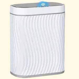 Stylish smart trash can, touchless lid, motion sensor starting battery powered (AA batteries not included), suitable for all kinds of indoor venues