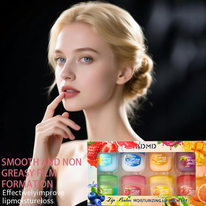 Lip Balm Set – Fruit & Floral Scents, Deeply Moisturizing & Long-Lasting, Gentle for All Skin Types, Ideal Gift Choice