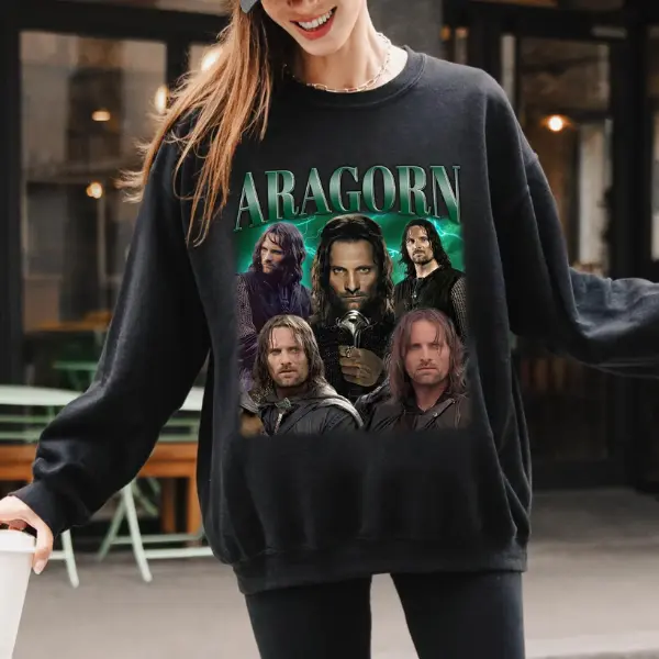 Aragorn Movie Fan Shirt, Retro Bootleg Tee, Aragorn Sweatshirt, Lord of the Rings Shirt, Viggo Mortensen Tee, Aragorn Fan Merch, Middle-earth Apparel, Fantasy Movie Sweatshirt, Ranger of the North Shirt, KOG Aragorn Graphic Tee, LOTR Fan Apparel