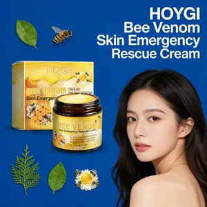 HOYGI Bee Venom Skin Emergency Rescue Cream - Tea Tree Oil Infused Soothing Moisturizer for All Skin Types