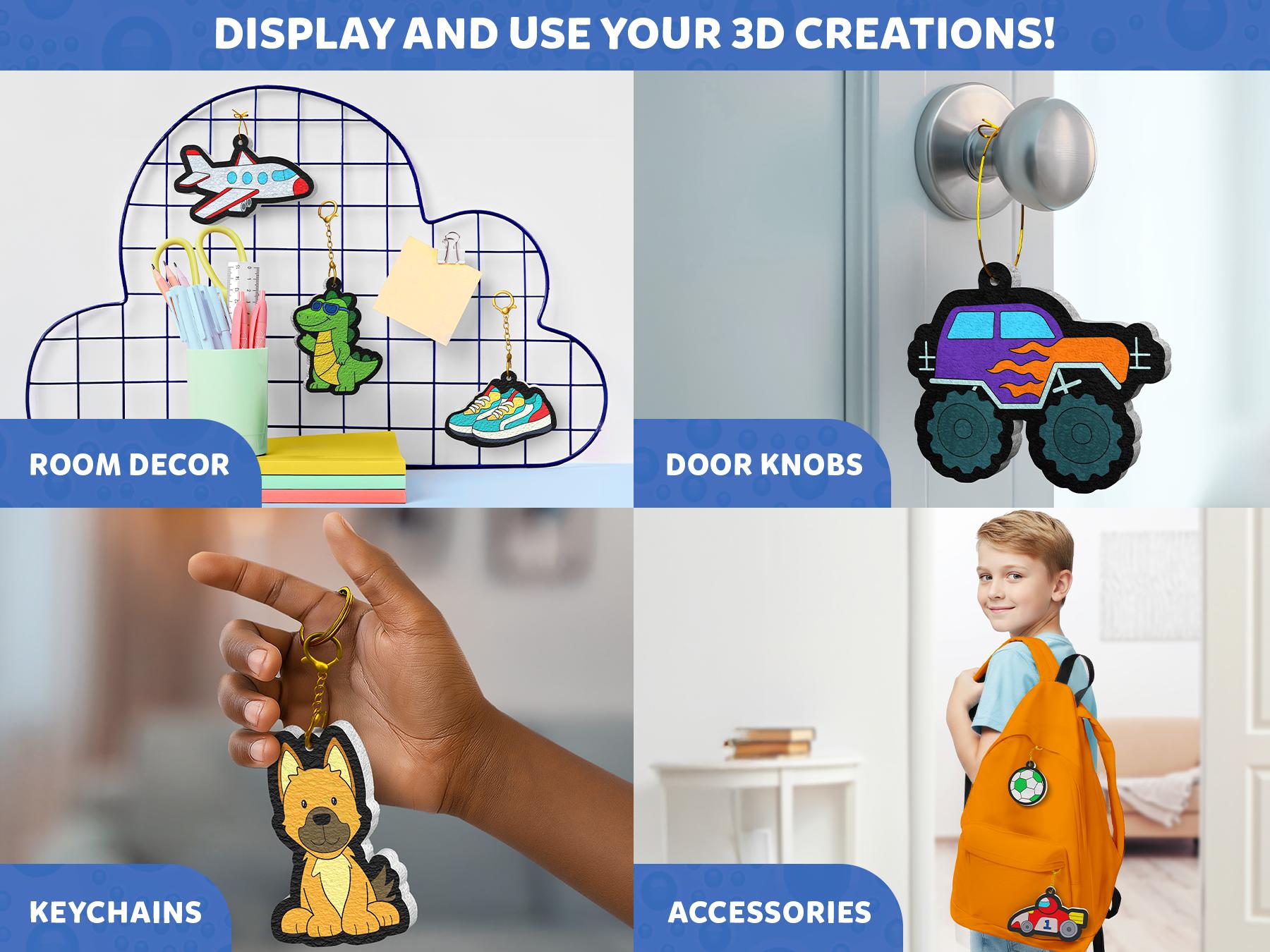 Skillmatics 3D Art Kit - Aqua Puffs, Mess-Free Fun, Magical Craft Activity, Travel Toys, DIY Decor, Creative Gifts for Girls & Boys Ages 4 to 10