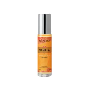 Gazipoo Vanilla Roller Perfume, Citrus Lychee Top Notes, Rose Violet Middle, Vanilla Cedar Base, 10ML Portable, Elegant Fragrance
