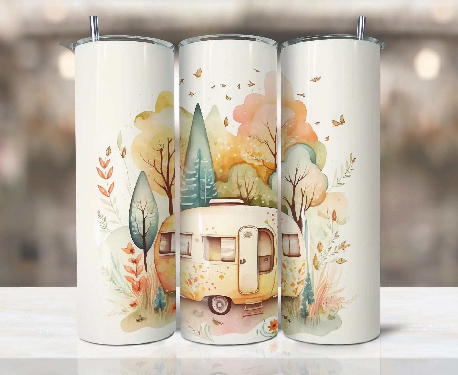 Camping Tumbler, 20 Oz Skinny Tumblerublimation, Tumbler , Sublimation Tumbler, Camping Rule, Camp, Fire