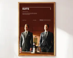 Suits Poster | Art Print | Movie Posters | TV Posters | Gift for Movie lovers