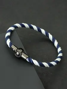 Magnetic Closure Braided Bracelet, Fashionable Nautical Themed Bracelet for Men & Women, Trendy All-match & Exquisite Jewelry for Birthday Gift