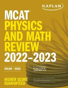 USED-MCAT Physics and Math Review 2022-2023: Online + Book by Kaplan Test Prep (Paperback)
