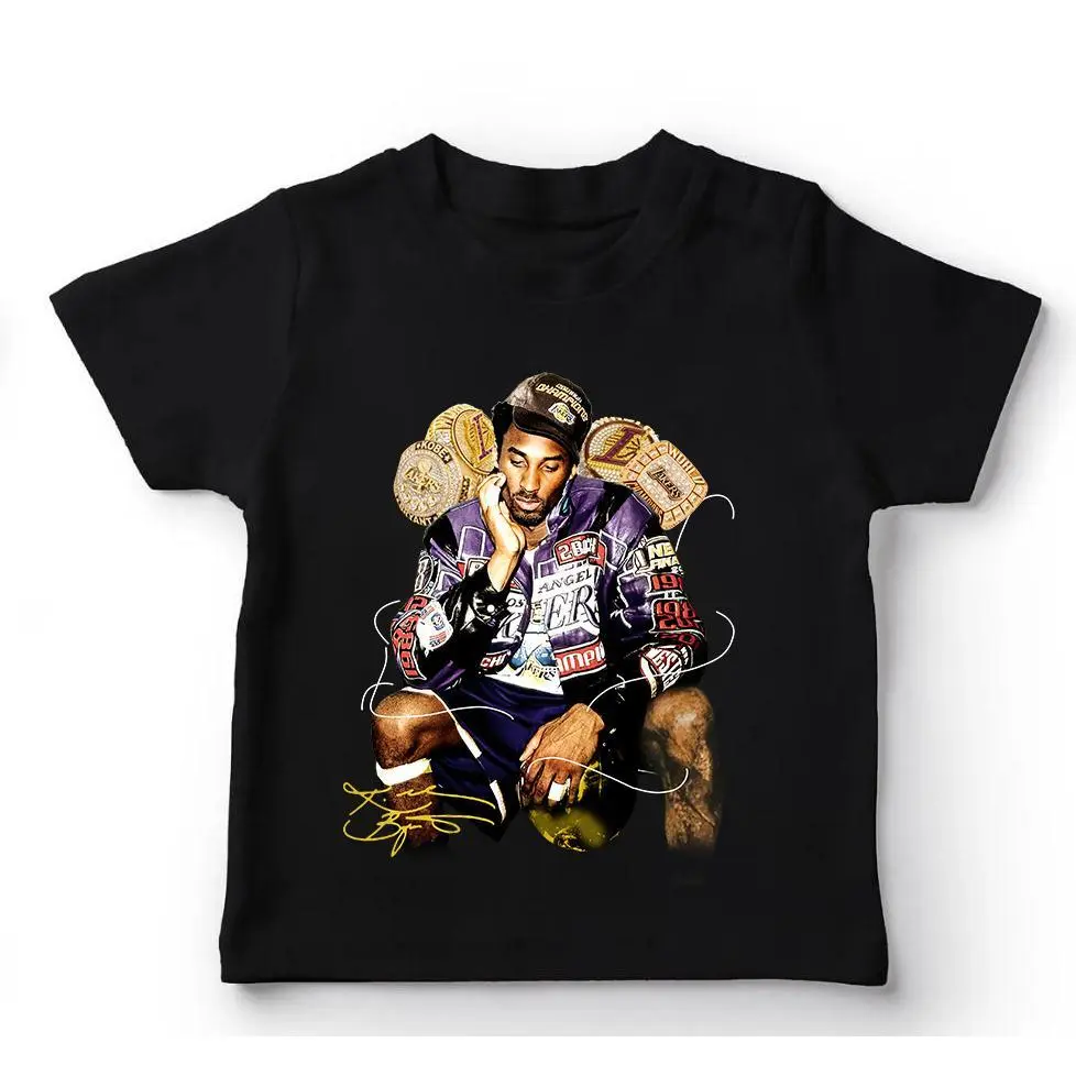 Youth Kobe B Signature Rings Graphic T-Shirt, Mamba Shirt, Kobe Tees, Basketball Fan Tee