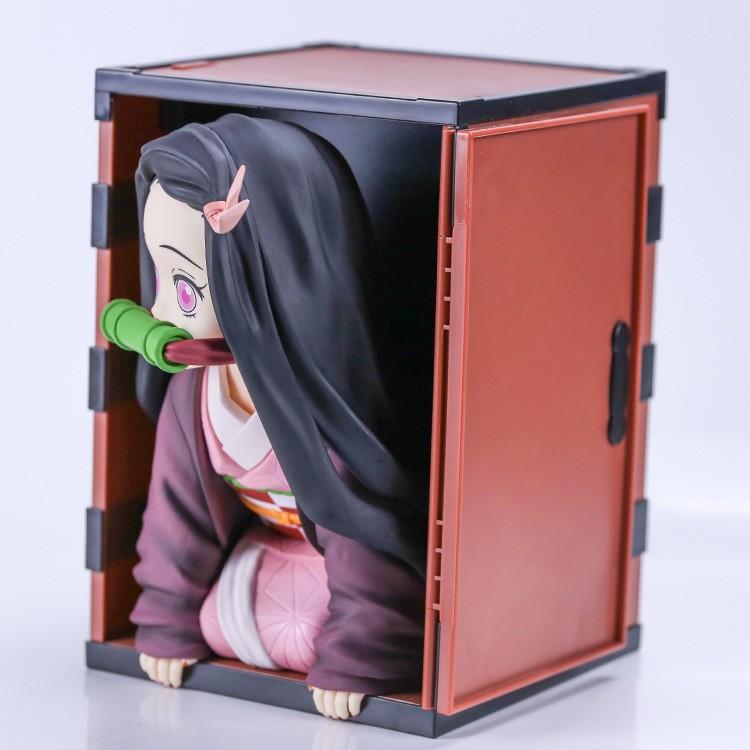 <Demon Slayer: Kimetsu no Yaiba> Nezuko Popcorn Bucket Practical Snack Container Can Hold Popcorn Candy Suitable for Outdoors and Movie Theaters