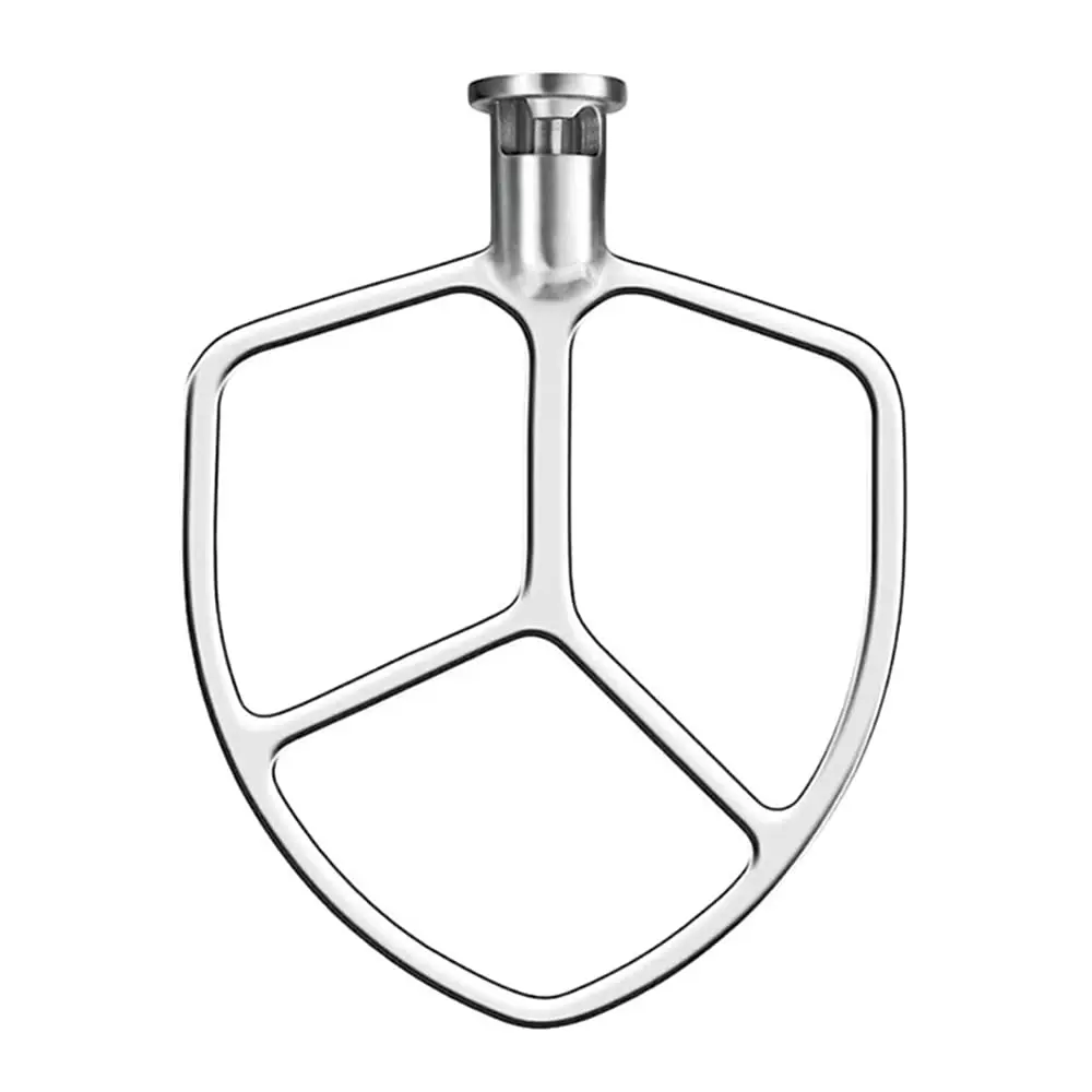 Stainless Steel Flat Beater For 5qt-6qt Bowl-lift Stand Mixer  Fit Professional 5 Plus And 600 Seris K5 Kg25 Kv25 Kp26 Kt26 Heavy Duty Dishwasher Safe