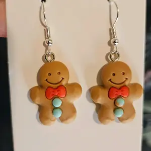 Gingerbread Hypoallergenic Earrings