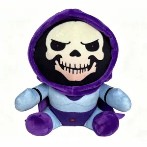 Masters of the Universe Skeletor Plush Toy, Soft Stuffed Skeletor Plushie Doll, Cute Cartoon Villain Character Collectible, Great Gift for Kids & Fans