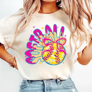 Softball Game Day Drip Shirt, Preppy Softball Ice Cream Drip Sweatshirt, Mama Softball Shirt, Trendy Team Mom Tee, Mother's Day Gift