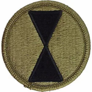 Army OCP Seventh Infantry Division Patch