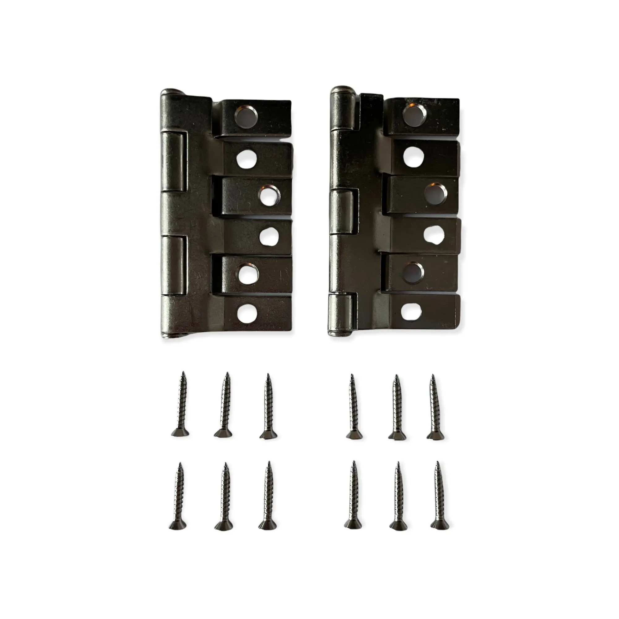 Mobile Home Fastec Satin Nickel 6 Finger Hinge (2 Pack)
