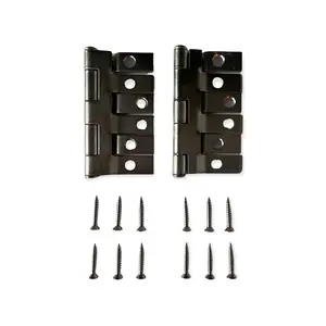 Mobile Home Fastec Satin Nickel 6 Finger Hinge (2 Pack)