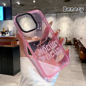 Phone case for iPhone 17 Pro Max 16 15 Plus Air 14 13 12 11 Hocus Pocus Magic Anti-Yellowing Shockproof durable ultra-thin Crystal Cover