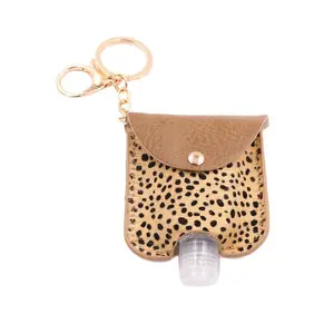 Faux Fur Hand Sanitizer Keychain