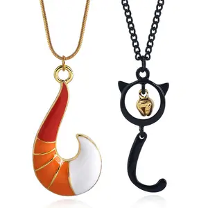 Moana Kitten Tail Fox Tail Pendant Necklace Daily Wear Gift
