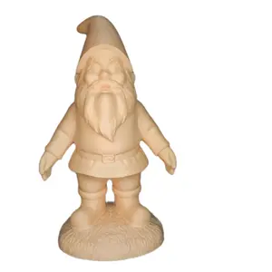 Hands down gnome 9" tall unpainted