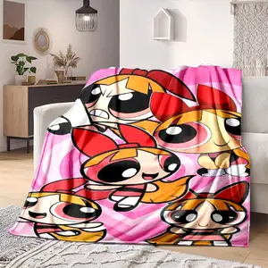 The Powerpuff Girls A (14) Printed plush blankets are suitable for all seasons, soft and comfortable for sofas, mattresses, offices, outdoor use, camping, travel, and home use. Perfect for Bl