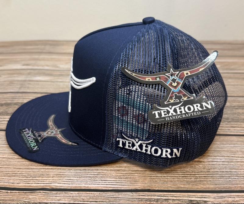 Tex Horn Hat - Dark Blue