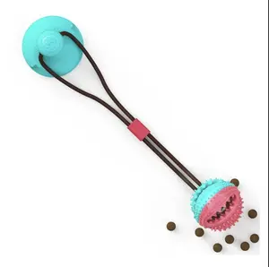 Tug-O-Woof - Dog Suction Cup Tug of War Dog Toy for Chewers , Teeth Cleanering Interactive Pet Tug Toy for Boredom