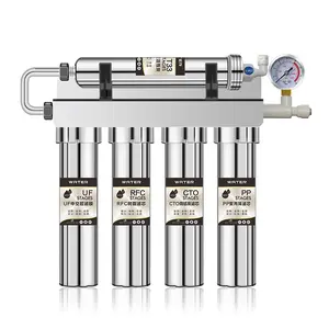 Stainless Steel 4+1 Stage Whole House Kitchen Ultrafiltration Integrated Water Purifier Cleaner