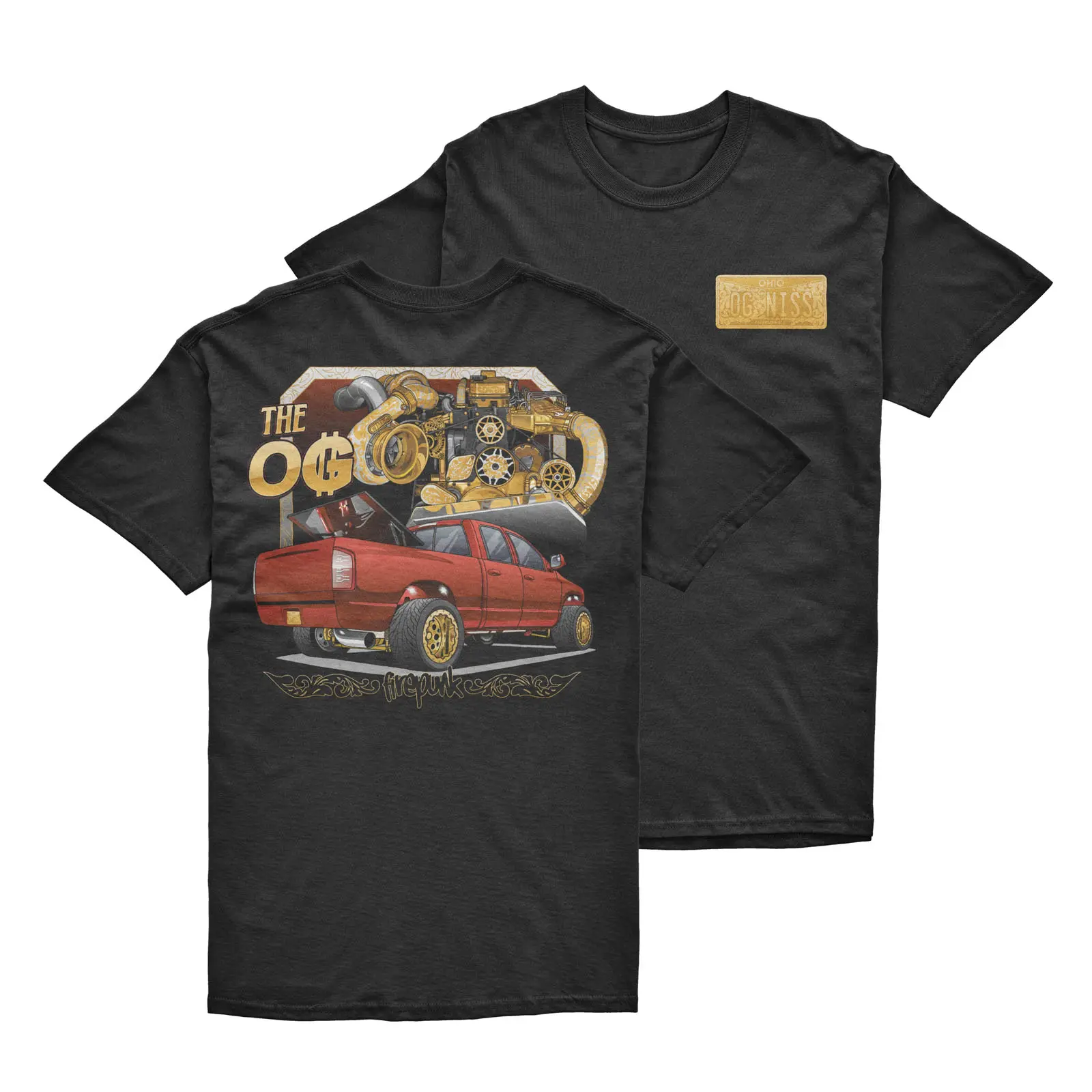 The OG Cummins Diesel Truck Graphic Tee | Firepunk Ram Truck Enthusiast Shirt