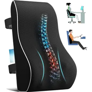 Support Pillow for Office Chair, Office  Essentials,Gifts for Mom,Dad,  Support Pillow for , Chair Cushions,  Improve Posture,Mesh Cover Double Adjustable Straps