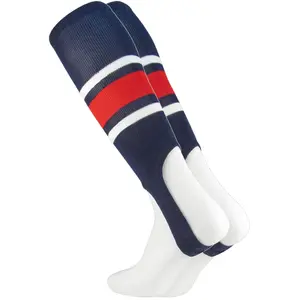 Striped Baseball Stirrups 7 Inch Pattern E