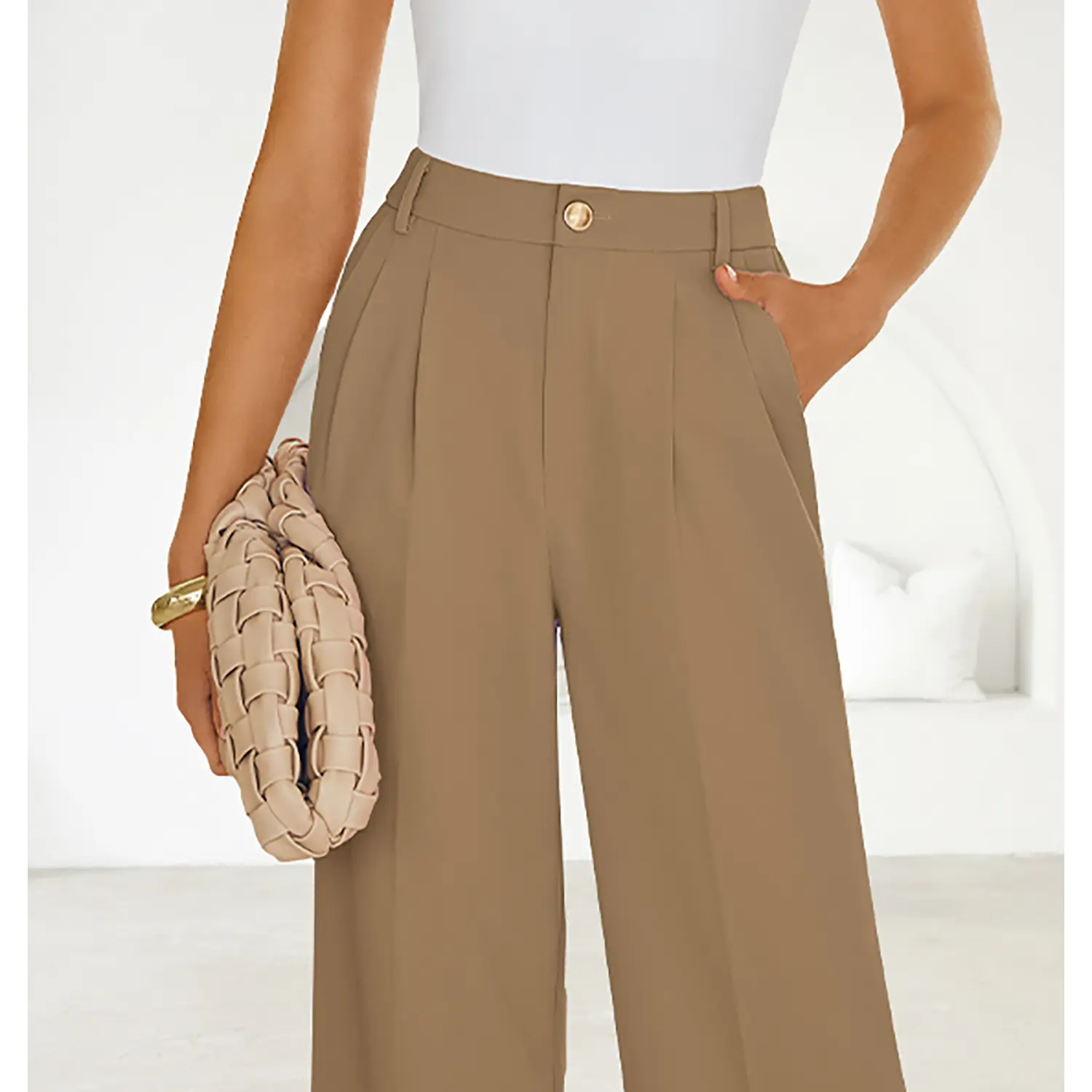 ZESICA Women's Wide Leg Dress Pants 2026 High Waisted Business Casual Palazzo Pants Work Office Slacks Trousers - TikTok Shop ZESICA Women's Wide Leg Dress Pants 2026 High Waisted Business Casual Palazzo Pants Work Office Slacks Trousers - TikTok Shop