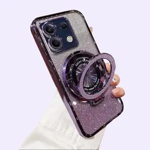 Luxury Magnetic Suction Stand Phone Case for Redmi Note 13 4G 5G 12 11 10 9 7 8 PRO K 70 60 E 50 40 30 S anti Drop Bracket Shell Does not apply