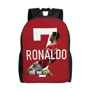 1PC back to school first day of school CR7 Football Siu Daypack Men Women Adult Outdoor Sports Backpack Washable Bookbag