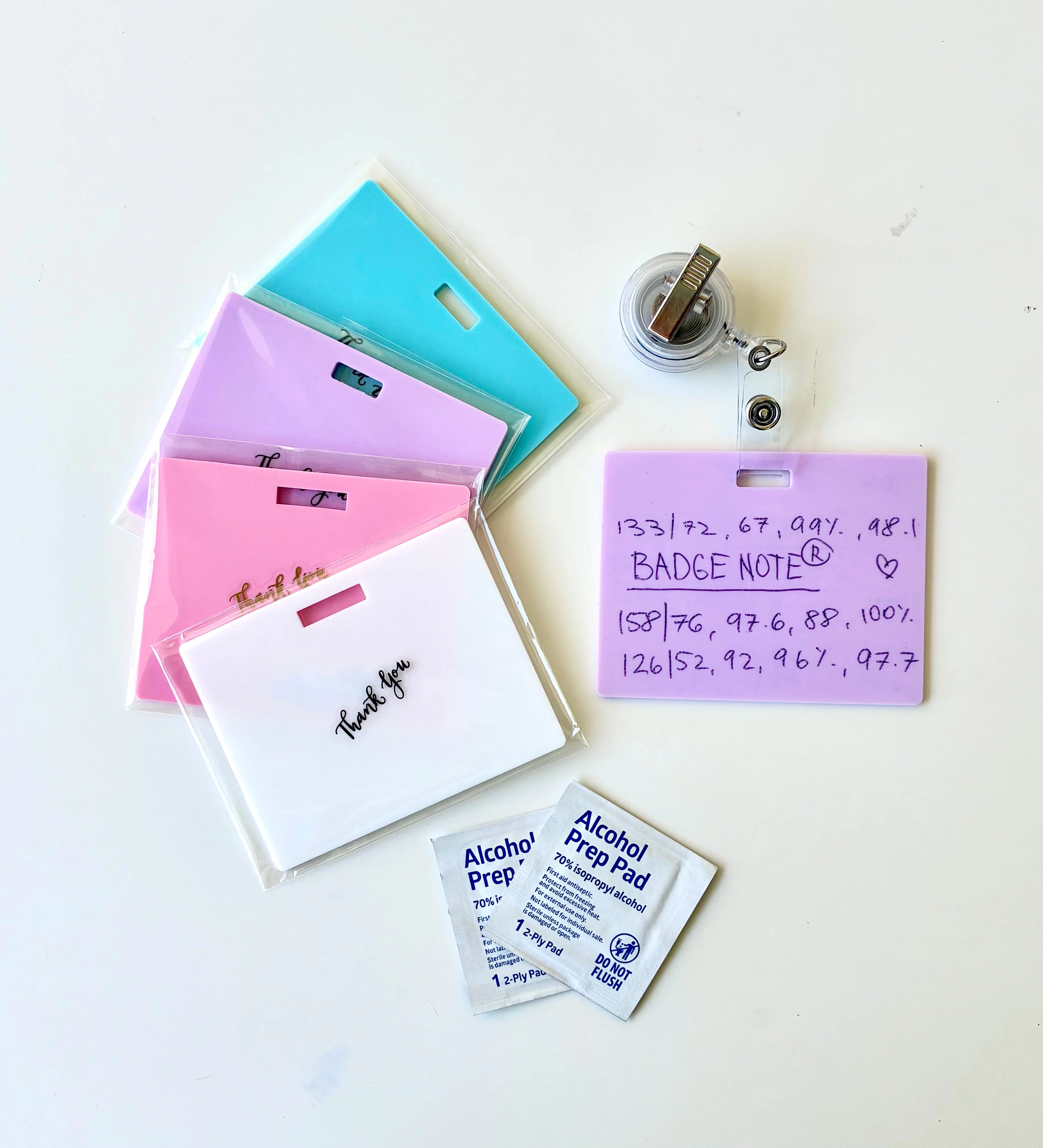 Horizontal Erasable Badge Note®