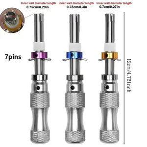 Stainless Steel Tubular Wrench Tool with Strong Handle, Tighten & Loosen Car Repair Tools, Suitable for Home Seal Sleeve Screwdriver