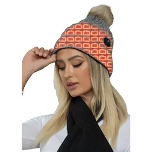 FNDN™ Heated Cable Knit Beanie