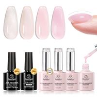 Builder Gel Nail 4 Colors Set 88-7.5ml-HEMA FREE