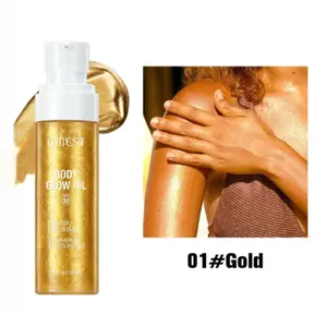 Highlighter Liquid, Facial & All-over Brightening Body Highlighter Lotion, Glitter Illuminating Sexy Highlighter Oil
