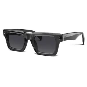 Gesruny Polarized Sunglasses for Mens Womens - Retro Sun Glasses for Men,Vintage Square Sunglass for Fishing Driving UV Protection