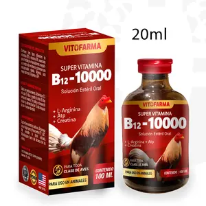 B-12 10000 Oral Liquid Supplements Roosters, Chickens, Poultry Vitamins Natural Product - 20ml Health Support for Roosters