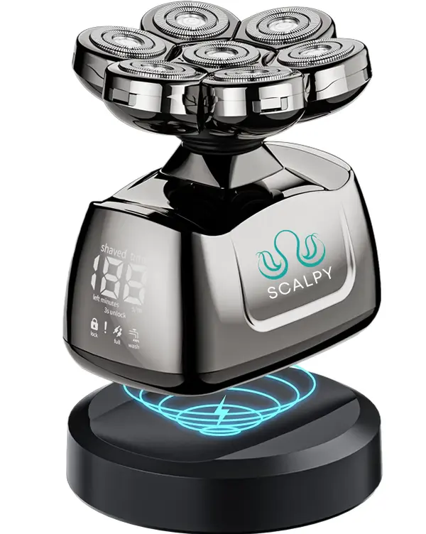 SCALPY Premium Bald Head Shaver Quick Precise Safe Comfort SCALPY Premium Bald Head Shaver Quick Precise Safe Comfort